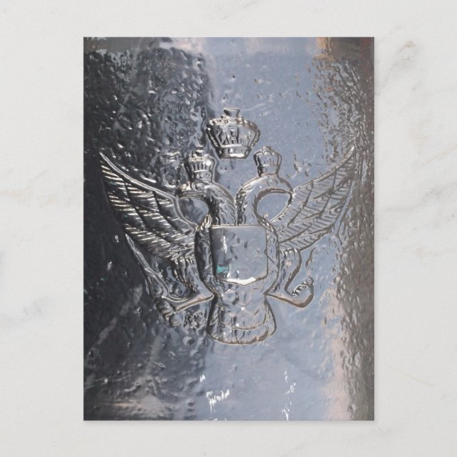 Cartão Postal Águia de Dupla Cabeça no Canhão (Frente)