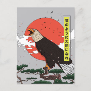 Cartão Postal Águia Dourada Manga