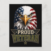 Águia Orgulhosa Veterana – Bandeira Americana do D