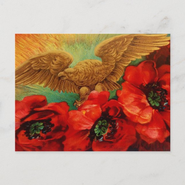 Cartão Postal Águia ouro e punhetas (Frente)
