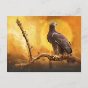 Cartão Postal Águia ouro "O OURO UM"