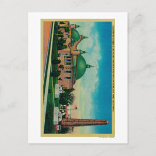 Cartão Postal Agulha de Cleopatra e Planetário no