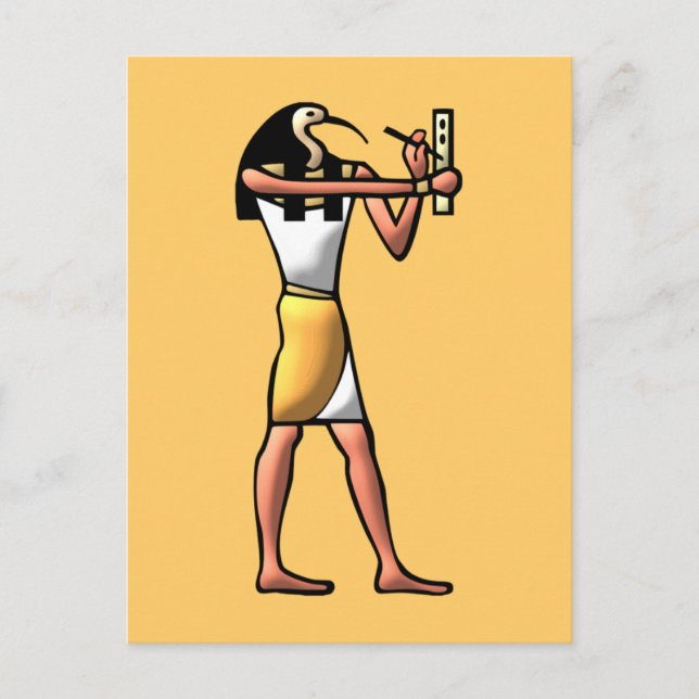 Cartão Postal Ägypten Gott Thot egypt deus (Frente)
