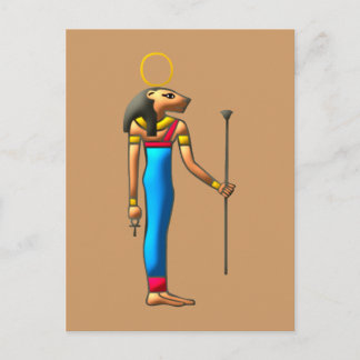 Cartão Postal Ägyptische Löwengöttin Sekhmet Sachmet