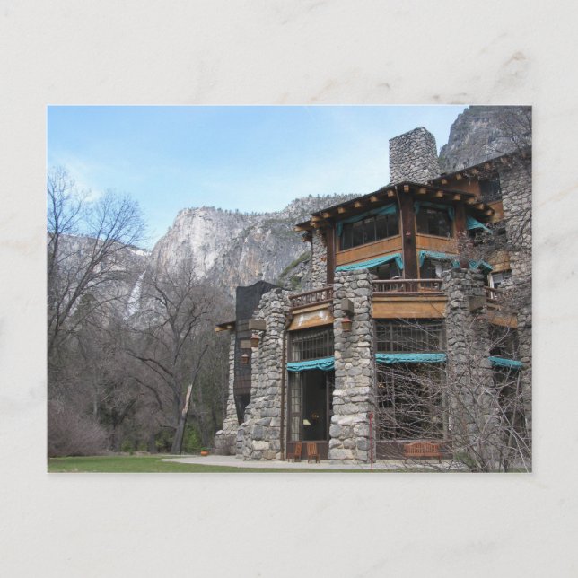 Cartão Postal Ahwahnee - Yosemite (Frente)
