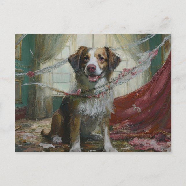 Cartão Postal AI Dog Mess (Frente)