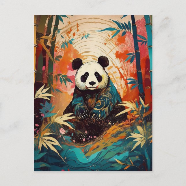 Cartão Postal AI Panda (Frente)