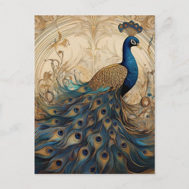 Cartão Postal AI Peacock (Frente)
