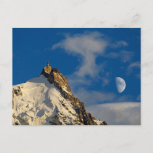 Cartão Postal Aiguille du Midi Alpes Franceses França