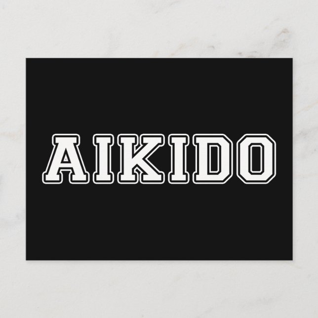 Cartão Postal Aikido (Frente)