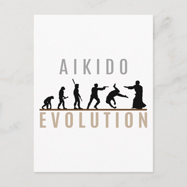 Cartão Postal Aikido Evolution (Frente)