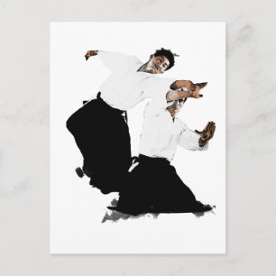 Cartão Postal Aikido suwari