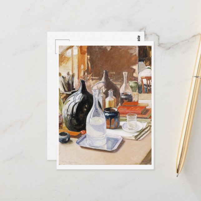 Cartão Postal Ainda a vida, Pekka Halonen (Frente/Verso In Situ)