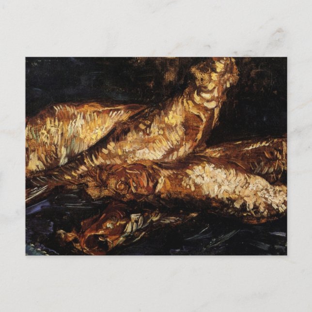 Cartão Postal Ainda com Bloateras por Vincent van Gogh (Frente)