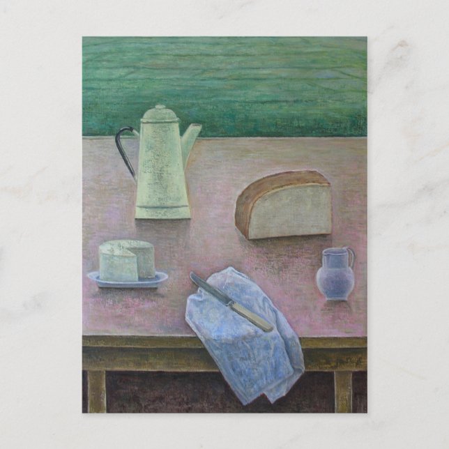 Cartão Postal Ainda com o queijo Wensleydale 2013 (Frente)