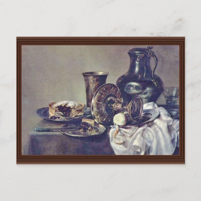 Cartão Postal Ainda É Vida De Heda, Willem Claesz. (Melhor quali (Frente)