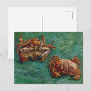 Cartão Postal Ainda viva dois caranguejos por Vincent van Gogh