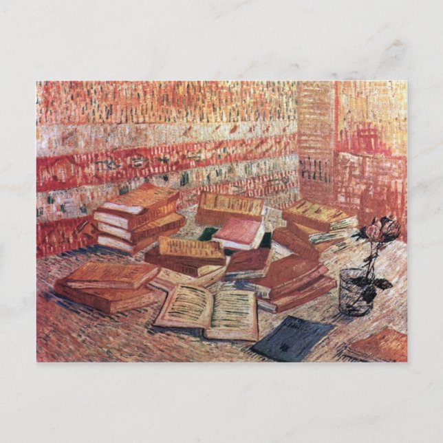 Cartão Postal Ainda vivo por Vincent van Gogh 1887 (Frente)