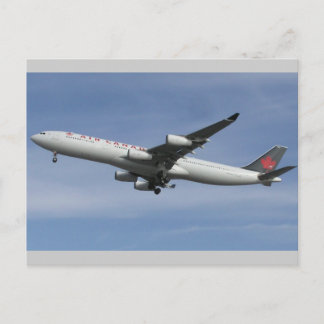 Cartão Postal Air Canada A340-300 (C-GDVW) Foto