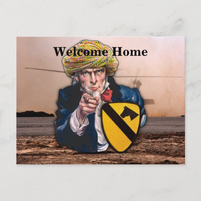 Cartão Postal Air cav 1rua de cavalaria (Frente)