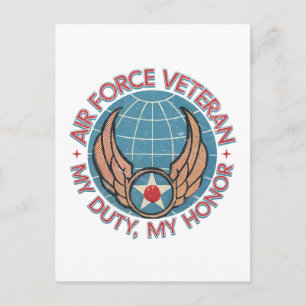 Cartão Postal Air Force Veteran