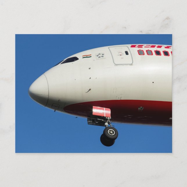 Cartão Postal Air India b787 (Frente)