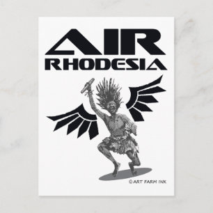 Cartão Postal Air Rhodesia