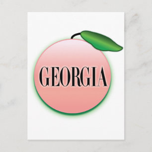 Cartão Postal Airpush Georgia Peach