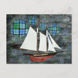 Cartão Postal Airship Campbell