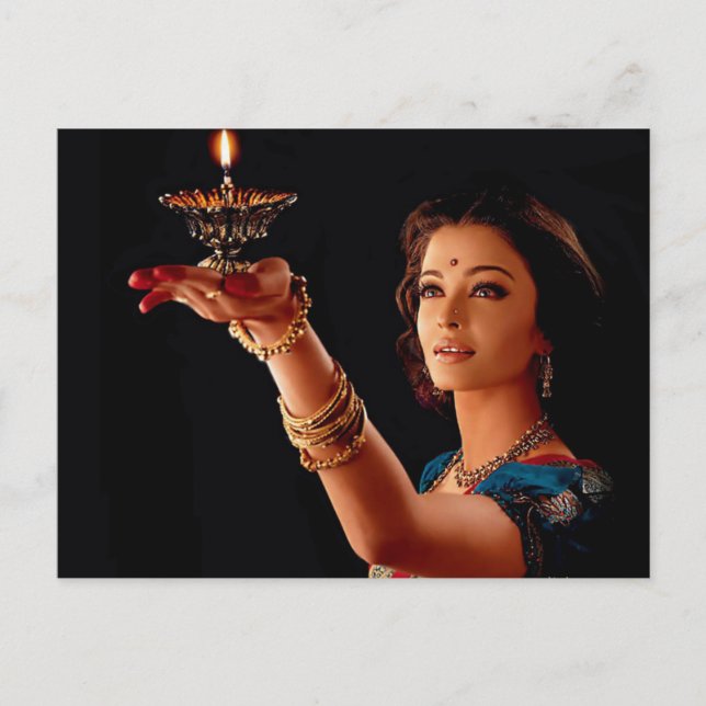 Cartão Postal Aishwarya Rai (Frente)