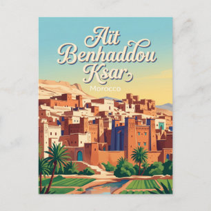 Cartão Postal Aït Benhaddou Marrocos