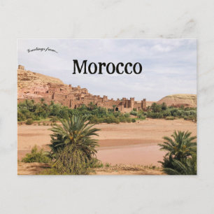 Cartão Postal Aït Benhaddou Marrocos