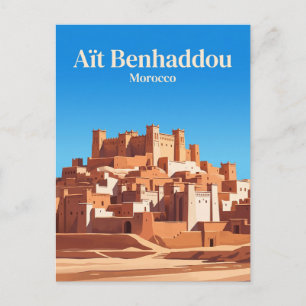 Cartão Postal Aït Benhaddou Marrocos