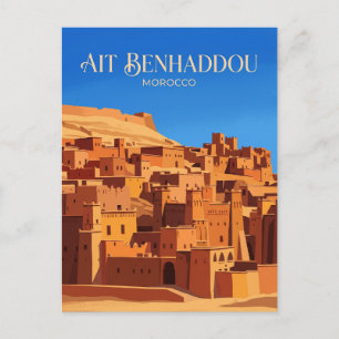 Cartão Postal Aït Benhaddou Marrocos