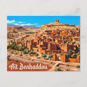 Cartão Postal Aït Benhaddou Marrocos