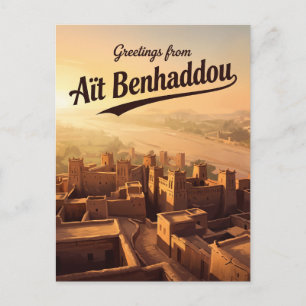 Cartão Postal Aït Benhaddou Marrocos