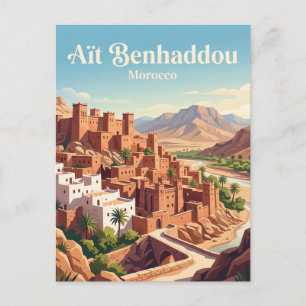 Cartão Postal Aït Benhaddou Marrocos