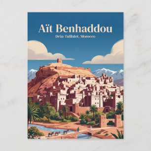 Cartão Postal Aït Benhaddou Marrocos