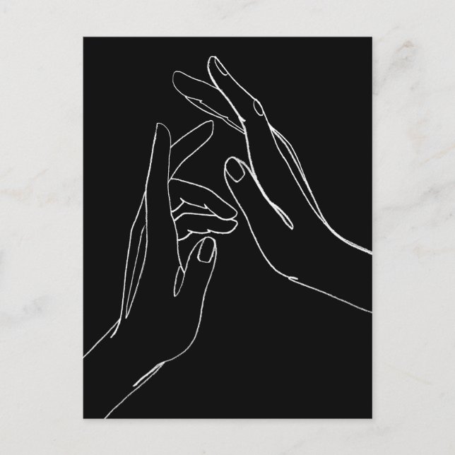 Cartão Postal Ajudando Mãos (Frente)