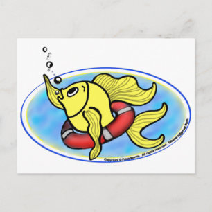 Cartão Postal Ajudar Peixe