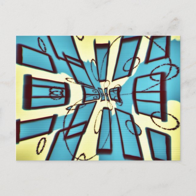 Cartão Postal Ajuste a tela (Frente)