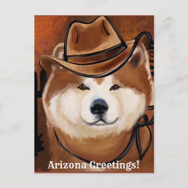 CARTÃO POSTAL AKITA (Frente)