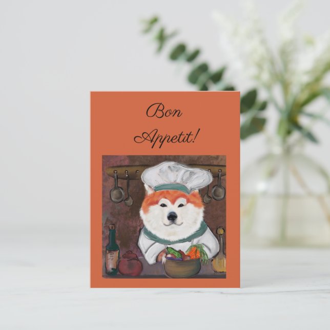 Cartão Postal Akita     (Em pé/Frente)