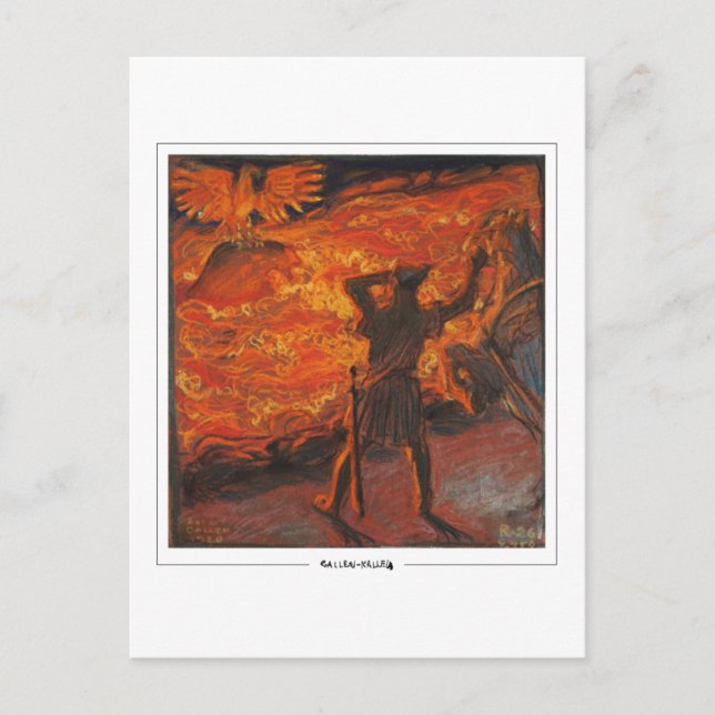 Cartão Postal Akseli Gallen-Kallela #202 - Cartão-postal de arte (Frente)