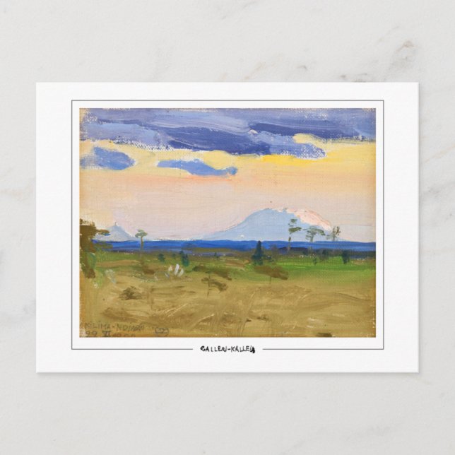 Cartão Postal Akseli Gallen-Kallela #304 - Cartão-postal de arte (Frente)