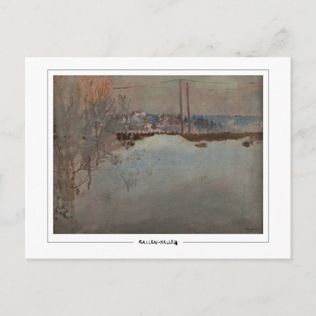 Cartão Postal Akseli Gallen-Kallela #354 - Cartão-postal de arte (Frente)