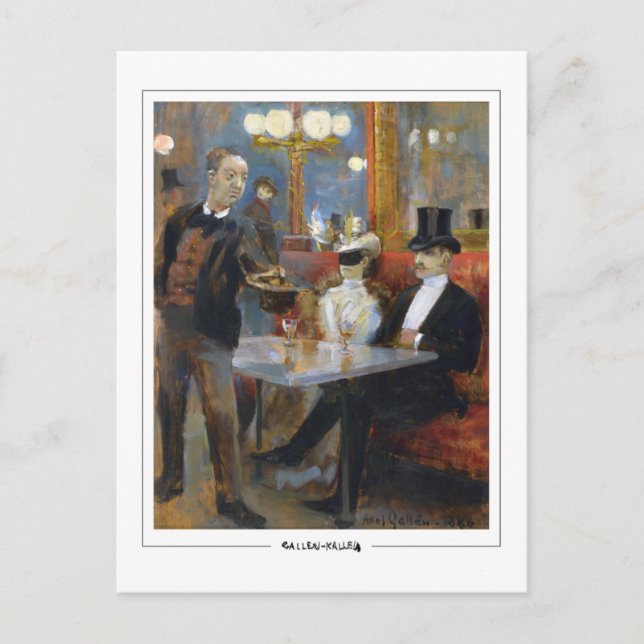 Cartão Postal Akseli Gallen-Kallela #372 - Cartão-postal de arte (Frente)