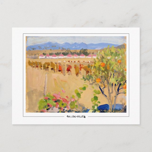 Cartão Postal Akseli Gallen-Kallela #393 - Cartão-postal de arte (Frente)