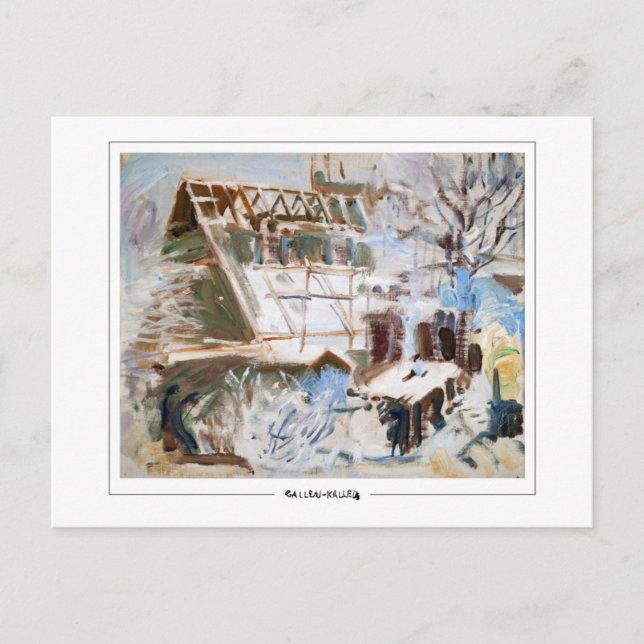 Cartão Postal Akseli Gallen-Kallela #442 - Cartão-postal de arte (Frente)