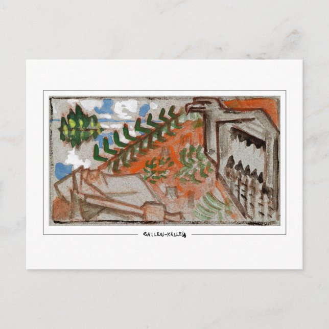 Cartão Postal Akseli Gallen-Kallela #469 - Cartão-postal de arte (Frente)